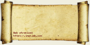 Andrija Bzenić vizit kartica